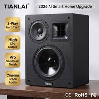 TIANLAI Speaker Home Theater Mewah 3 Way Horn Loaded SPL High Fidelity Kelas Bioskop Sistem Audio Pintar Dengan Kecantikan Industrial