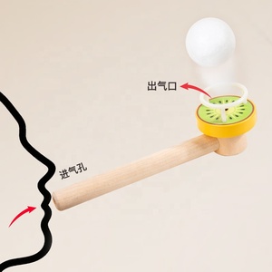 Juguete Educativo Popular de Globos para Soplar, Juguete de Pelota para Soplar para Niños, <span class=keywords><strong>Juego</strong></span> de Pelota Flotante de Madera - Product Image 3