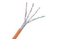 UTP FTP SFTP 305m Cat 5E 4 pares de cobre PVC Cable de red ignífugo Cat5e PE Cable de comunicaciones con cubierta
