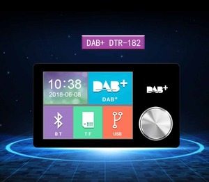 Xe 2.8 inch Châu Âu thoa + Máy thu phát sóng kỹ thuật số màn hình màu Tai nghe không dây rảnh tay FM chuyển tiếp xe ô tô đầu ra - Product Image 4