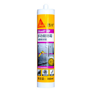 Pegamento de vidrio <span class=keywords><strong>Sika</strong></span> MP a prueba de moho, impermeable, de silicona, para cocina, baño, zócalo, sellador para construcción, estufa, borde, Unión de inodoro - Product Image 1