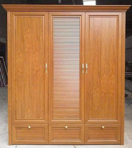 Profilé en aluminium texturé bois décoratif pour système de porte vitrée de placard intérieur – Bon prix - Product Image 5
