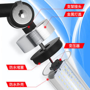 Lámpara de Trabajo LED Industrial, Resistente al Agua y al Aceite, de Brazo Largo, para Mantenimiento de Equipos Mecánicos - Product Image 2