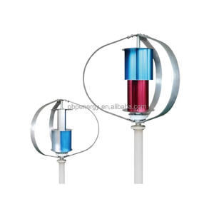 Sistema de Energía Híbrida Eólica y Solar Tipo Q de 800W 12v 24v para Vida Fuera de la Red, <span class=keywords><strong>Turbina</strong></span> Eólica Vertical con Imán Permanente, Salida de 220v - Product Image 2