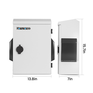 Boîtier électrique extérieur en métal Namunanee avec thermostat et <span class=keywords><strong>ventilateur</strong></span>, boîte de distribution d'alimentation en aluminium pour projets électroniques - Product Image 6