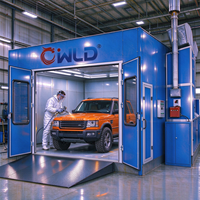 WLD-M Cabine de peinture, Four de peinture, Cabine de peinture automobile