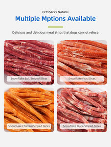 Usine OEM Friandises naturelles de qualité supérieure pour chiens 200g Lanières de poulet séché de canard Baguette séchée de poisson Collations saines riches en protéines - Product Image 2