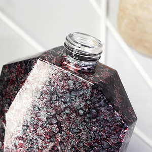 Botella Vacía para Difusor de Aromas de 200 ml con Tapa de Rosca, Diseño Rectangular de Lujo, Textura Mineral de Cristal, Agrega un Toque Elegante a tu <span class=keywords><strong>Espacio</strong></span> - Product Image 3
