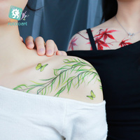 Nouveaux Tatouages Temporaires Réalistes 2025 : Designs de Vaisseaux Sanguins et de Feu pour Halloween – Art Corporel