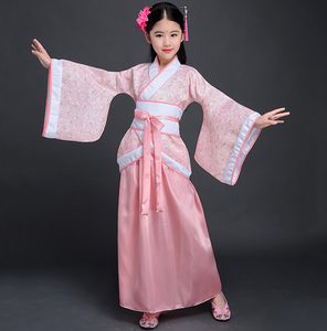 ชุดเต้นรำจีนแบบดั้งเดิมของเด็กชุดเต้นรำการแสดงบนเวทีชุดประจำชาติ - Product Image 1