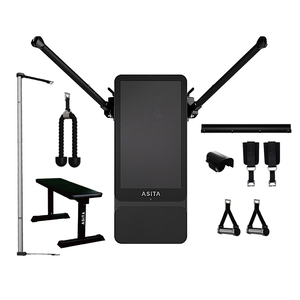 Équipement de fitness multifonction ASITA, salle de sport intelligente murale, miroir d'entraînement numérique avec poids, ASITA H Home Fi - Product Image 1