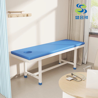 Hochwertiges Manuelles Pflegebett Multifunktionales Schönheitstherapie-Massagebett aus Edelstahl für Schönheitssalons
