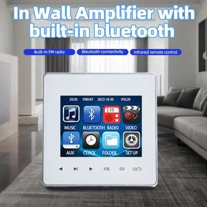 Akıllı ev için <span class=keywords><strong>Bluetooth</strong></span> ses OLED ekran zamanlama oynatma otel arka plan müzik <span class=keywords><strong>Android</strong></span> gömülü 86 aile ev sahibi WiFi pil - Product Image 3