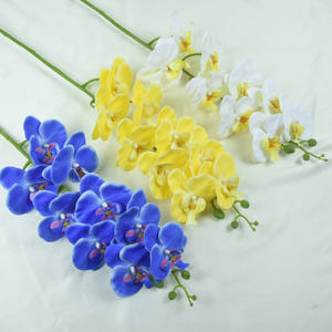 <span class=keywords><strong>Orquídea</strong></span> Artificial de 9 Cabezas de Alta Calidad en Oferta para Decoración del Hogar y Bodas - Product Image 3