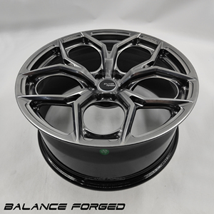 Cerchi Forgiati <span class=keywords><strong>Alfa</strong></span> <span class=keywords><strong>Romeo</strong></span> P111SC Grigio Gunmetal Lucido Diamantato 18 19 20 Pollici Multirazze Deep Dish Sportivi 5x120 5x112 per BMW Audi Toyota - Product Image 5