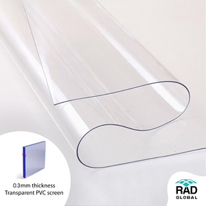 Achetez une rideau extérieur transparent en PVC clair, épaisseur 0,2 mm, léger, protection contre la pluie, le vent et la poussière - Product Image 5