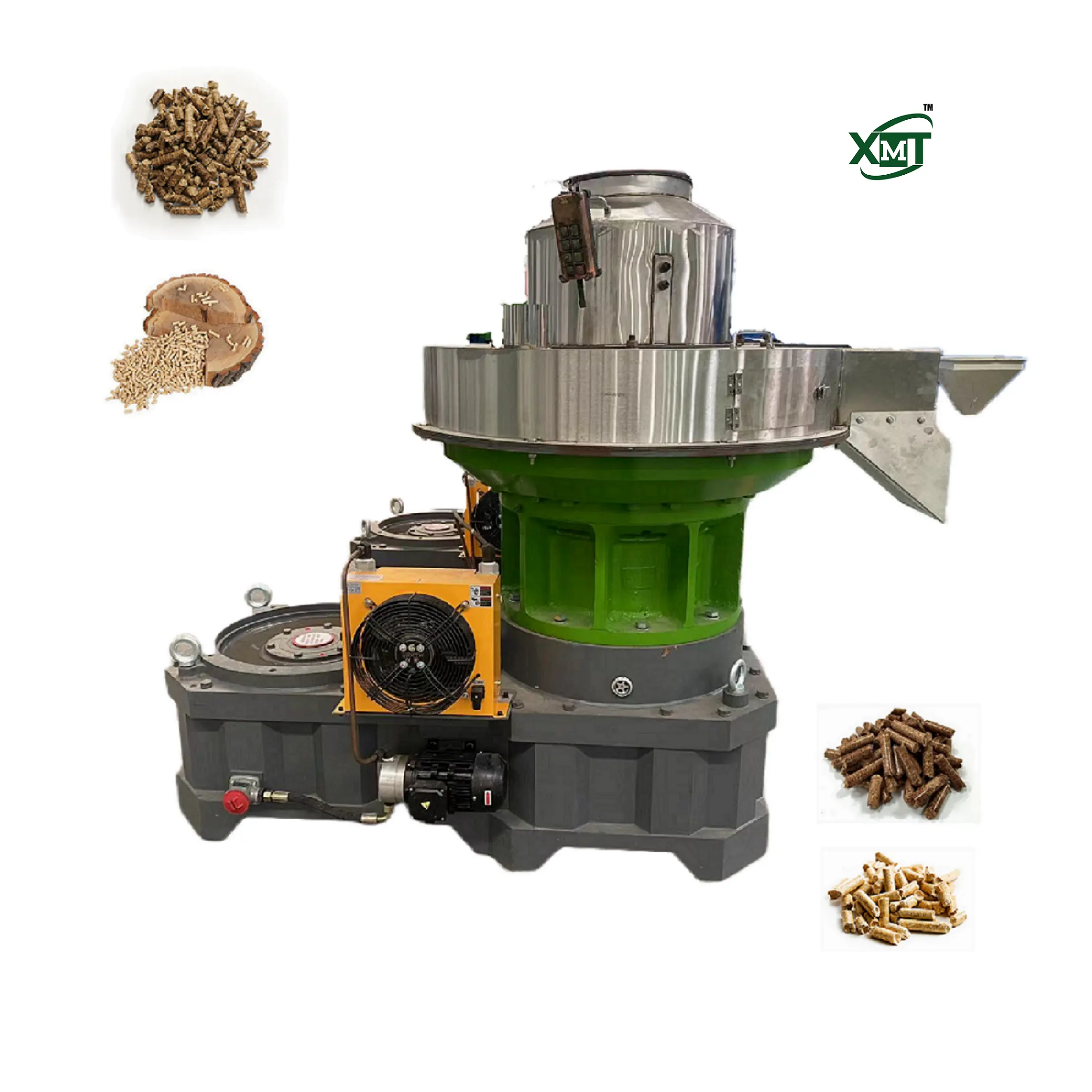 Machine à granulés de bois pour déchets de branches d'arbre moulin à granulés de riz pour la fabrication de balle de canne à sucre machine à granulés de biomasse