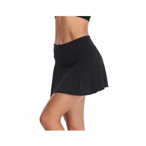 Женская юбка для гольфа, теннисная юбка, плиссированная, с боковыми внутренними карманами, для упражнений в помещении
