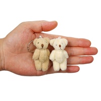 Mini ours en peluche mignon 4/5/6CM, promotion en gros pas cher, jouet doux mignon ours en peluche porte-clés en peluche