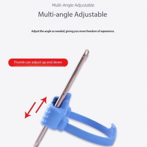 Adjustable Universal Thumbs-Up <b>Stand</b> Holder <b>for</b> Cell Phones and <b>Tablets</b> Flexible Desk Desktop Cradle with Travel Agency Target - Product Image 5