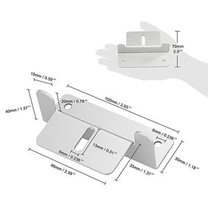 Khung Gắn Tấm Năng Lượng Mặt Trời Khung Nhôm Tấm Năng Lượng Mặt Trời Z Khung Gắn Tấm Năng Lượng Mặt Trời Cho RV, Thuyền, Tường Và Các Loại Lắp Đặt Khác - Product Image 4