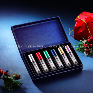 3.5ml空のリップグロスチューブセットクリスマス用ギフトボックス付き低MOQ包装化粧品リップオイル容器 - Product Image 2