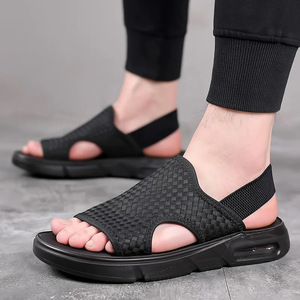 Sandales d'été en maille pour hommes, à bout ouvert, respirantes, décontractées, avec semelle en EVA, pour la plage et l'extérieur - Product Image 1