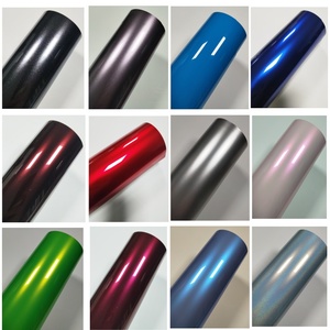 Vinilo Metalizado Negro Rosa Súper Brillante PET Directo de Fábrica, Película Protectora de Pintura para Autos, Antiarañazos - Product Image 4
