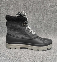 Bottes thermiques d'extérieur YL3726 imperméables anti-dérapantes pour femme, semelle en caoutchouc, chaussures de neige du nord-est, bottes de canard