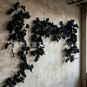 ใบเมเปิ้ลประดิษฐ์ Jiasheng ความยาว 245 ซม. ของตกแต่งฮาโลวีน พลาสติก ทำมือ ช่อดอกไม้สีสันฤดูใบไม้ร่วง - Product Image 3