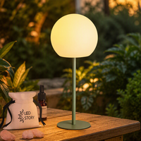 Lampe de table populaire pour salle de bain, chambre, extérieur, restaurant avec charge rapide Type-C et veilleuse LED
