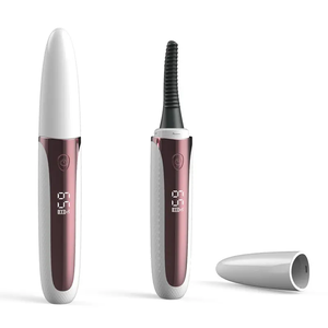 Recourbe-<span class=keywords><strong>cils</strong></span> chauffants rechargeables Réchauffement rapide en 10s Recourbe-<span class=keywords><strong>cils</strong></span> électrique longue durée avec 4 modes <span class=keywords><strong>de</strong></span> chauffage avec affichage - Product Image 1