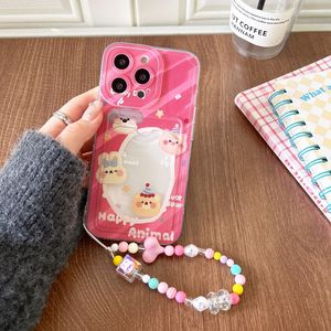 Simpatico cartone animato orso e cani slot per <span class=keywords><strong>foto</strong></span> catena femminile <span class=keywords><strong>cover</strong></span> del telefono per <span class=keywords><strong>iphone</strong></span> 15pro 15promax - Product Image 6