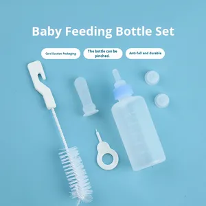 Mini 60ml chai sữa vật nuôi với làm sạch thiết lập rắn mô hình bát trực tiếp từ nhà sản xuất cho nhỏ bichon chó và chó con - Product Image 3