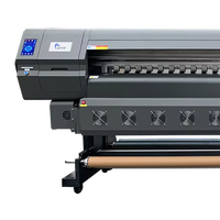 Nueva Impresora de Formato Ancho con Tinta Solvente Konica 512i de 3.2m, Digital, 4 Cabezales, para Exteriores, Impresión de Gran Formato, Flex