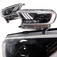 Feux avant LED pour voiture, phares automatiques 2015-2020 pour Ford Ranger