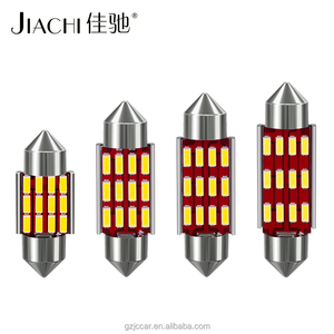 JiaChi fábrica Auto pieza <span class=keywords><strong>de</strong></span> coche Error libre Canbus C5W C10W festón bombillas Led 31MM 36MM 39MM 42MM 41MM lámpara Interior 4014chips - Product Image 1