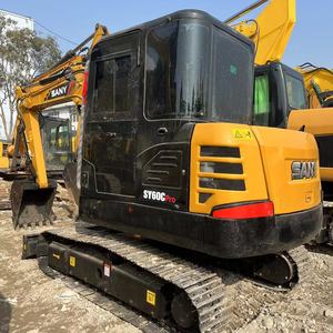 รถขุดไฮดรอลิก SANY SY60C มือสอง 6 ตัน ตีนตะขาบเหล็ก ประสิทธิภาพเสถียรสำหรับงานก่อสร้างอาคาร - Product Image 3