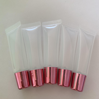 Tube de brillant à lèvres vide de 10 ml avec emballage cosmétique en plastique, brillant à lèvres transparent de 15 ml