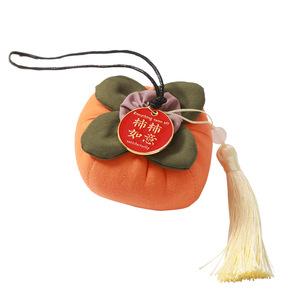 Sachets parfumés du Festival du Printemps, Pendentifs aux kakis, Pendentifs aux armoises, Coques de graines de lotus, Cadeaux faits main - Product Image 5