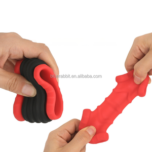 Pene trainer all'ingrosso anelli pene per gli uomini di erezione testicolo barelle Silicone palla barelle - Product Image 4