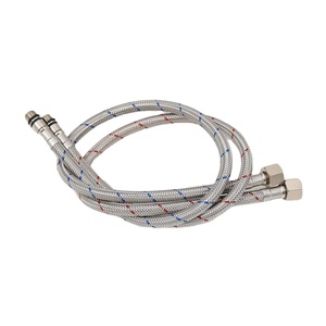 <span class=keywords><strong>Tuyau</strong></span> d'<span class=keywords><strong>alimentation</strong></span> tressé en acier inoxydable 304, 3/8 femelle vers M10 mâle, flexible et étanche, pour robinet de lavabo de salle de bain - Product Image 1