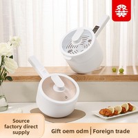 Marmite Électrique Multifonctionnelle en Plastique pour Dortoirs Étudiants et Usage Domestique – Mini Cuiseur Vapeur et Hot Pot Individuel avec Couvercles