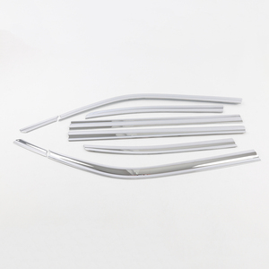 WZXD Side <b>Window</b> Deflectors Car <b>Window</b> Rain Wind Guards Chrome Trim <b>Vent</b> Visor for LAND CRUISER - Product Image 1