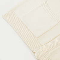 AiNear Großhandel Benutzerdefiniertes Logo Design OEM & ODM Hochwertige Langarm V-Ausschnitt Knopfleiste Beige Herren Weicher Woll-Strick Cardigan Pullover