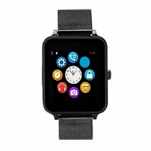 GSM SIM Smart Watch Z60 Für Android IOS Phone Mate Kamera Touchscreen Edelstahl bänder Band