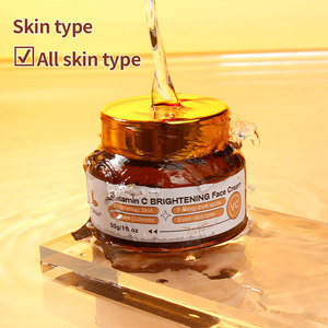 Krim pencerah wajah Label pribadi organik, Krim Wajah terbaik pemutih pengencang wajah untuk kulit cerah Vintamin C pencerah wajah - Product Image 2