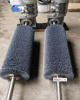 Brosse rouleau rotative, 5 pièces, pour convoyeur