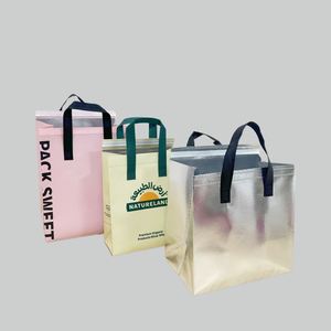 กระเป๋าเก็บความร้อนแบบกันน้ำสำหรับส่งอาหารและเครื่องดื่มแบบใช้แล้วทิ้งสั่งทำขายส่งพร้อมโลโก้ - Product Image 3