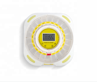 Boîte de rangement de pilules intelligente Bluetooth automatique OEM en ABS, distributeur de pilules, gobelets amovibles, 21 compartiments, verrouillage par clé, connexion à l'application LCD